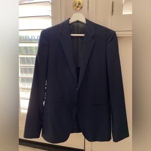 Theory navy suit set